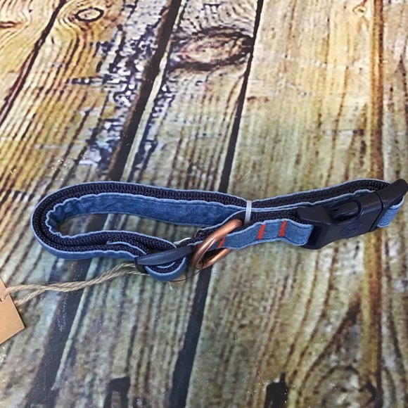 Levi's Strauss Co. Limited Edition Blue Denim Copper Dog Collar Sizes Large - Picture 4 of 7